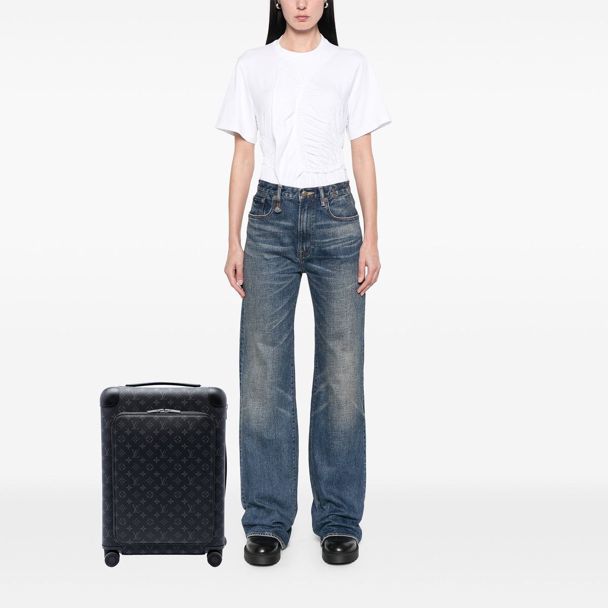 Louis Vuitton Monogram Eclipse Horizon Business 55