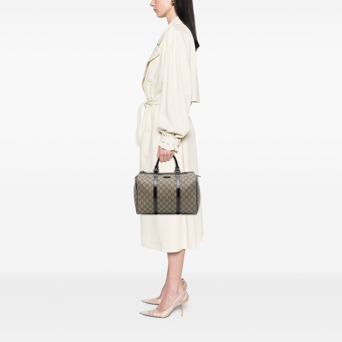 Gucci Medium GG Supreme Joy Boston Bag