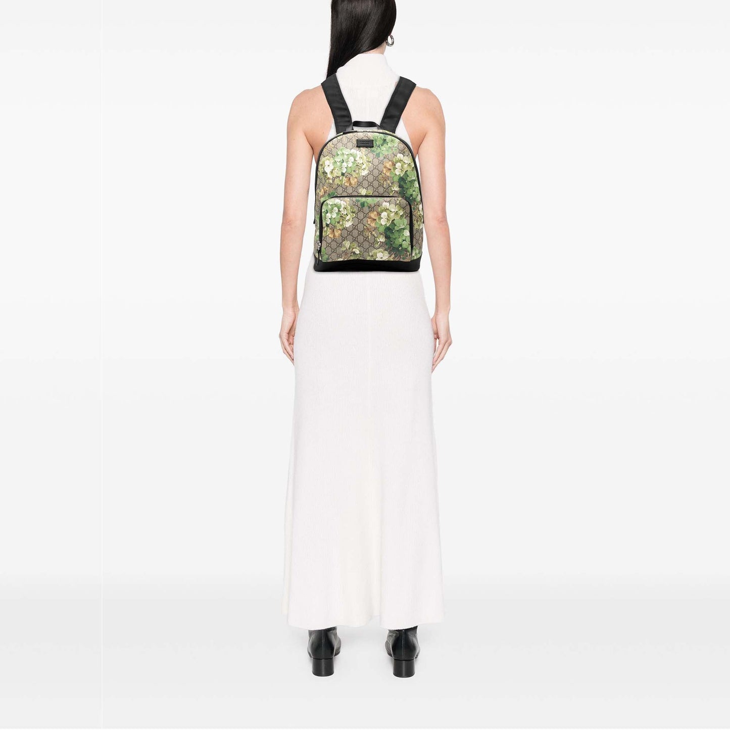 Gucci Medium GG Supreme Blooms Eden Backpack