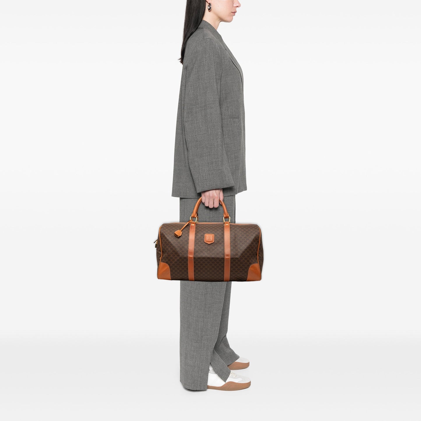 Celine Macadam Coated Canvas Travel Bag