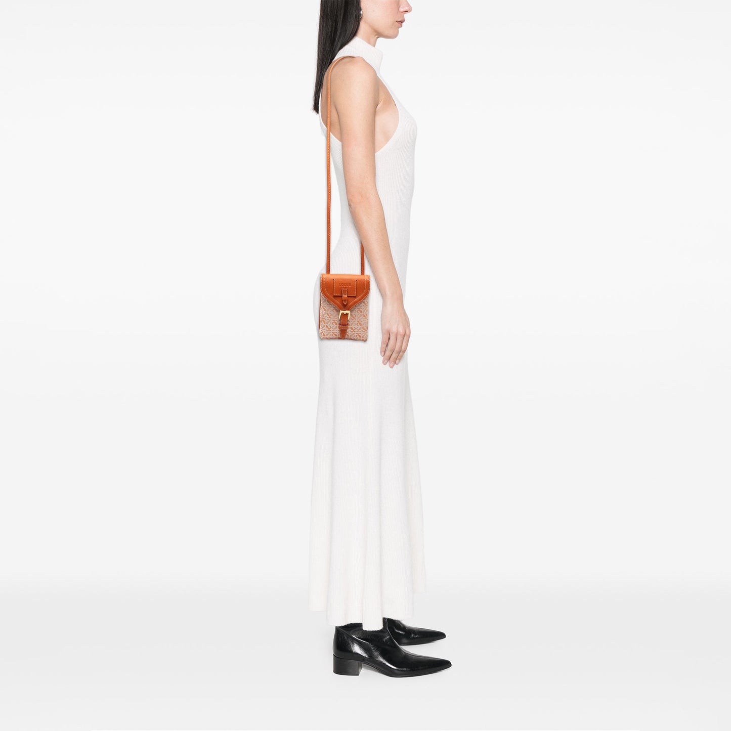 LOEWE Mini Anagram Canvas Crossbody