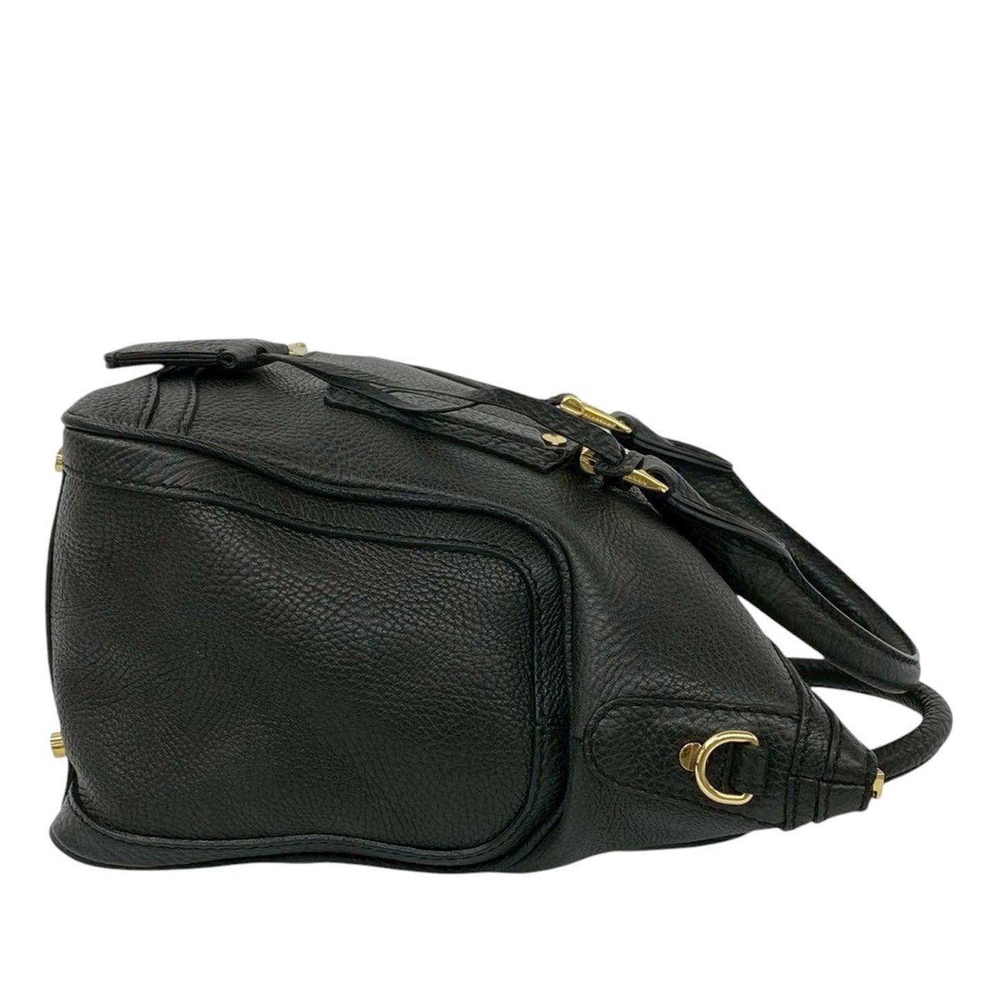 Grained Calfskin Kirley Satchel
