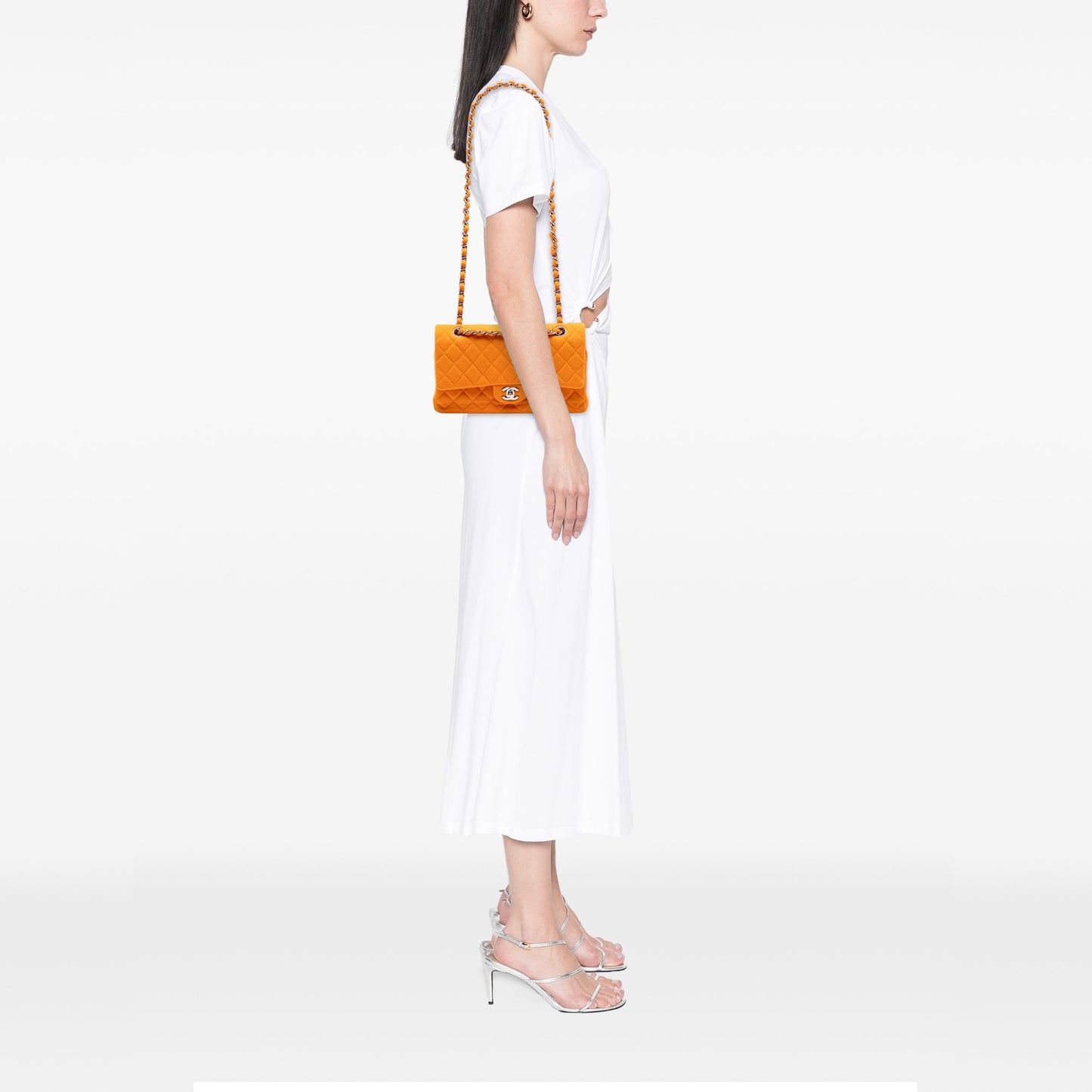 Chanel Medium Classic Jersey Double Flap