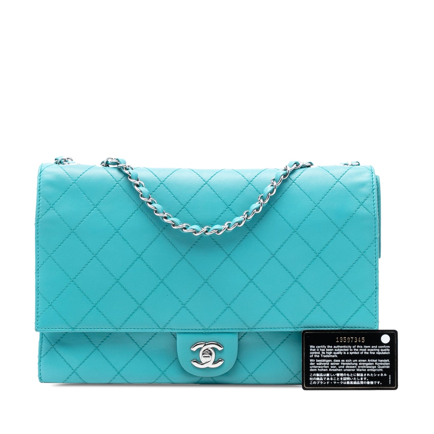 Chanel CC Quilted Calfskin Double Flap