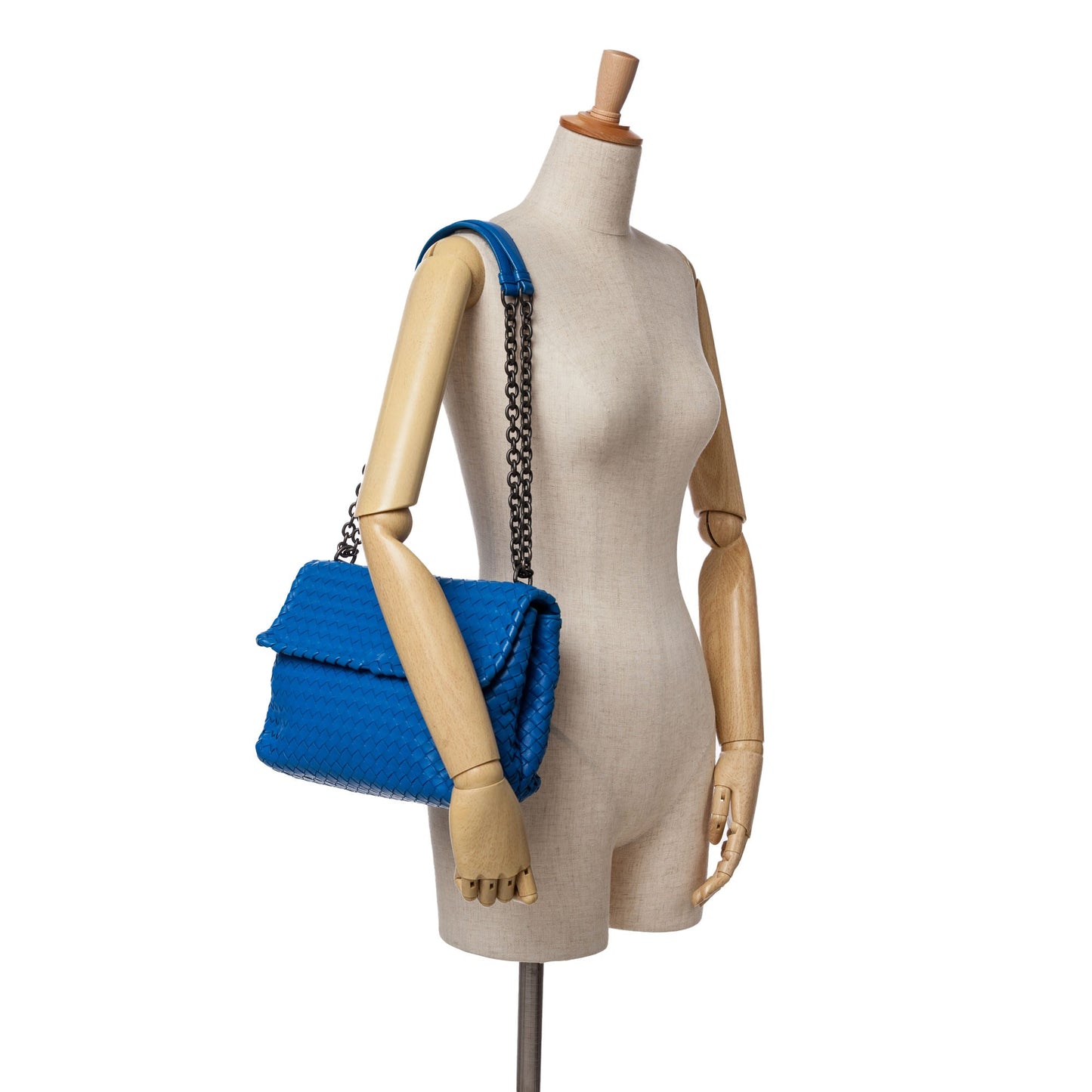 Bottega Veneta Medium Nappa Intrecciato Olimpia Shoulder Bag