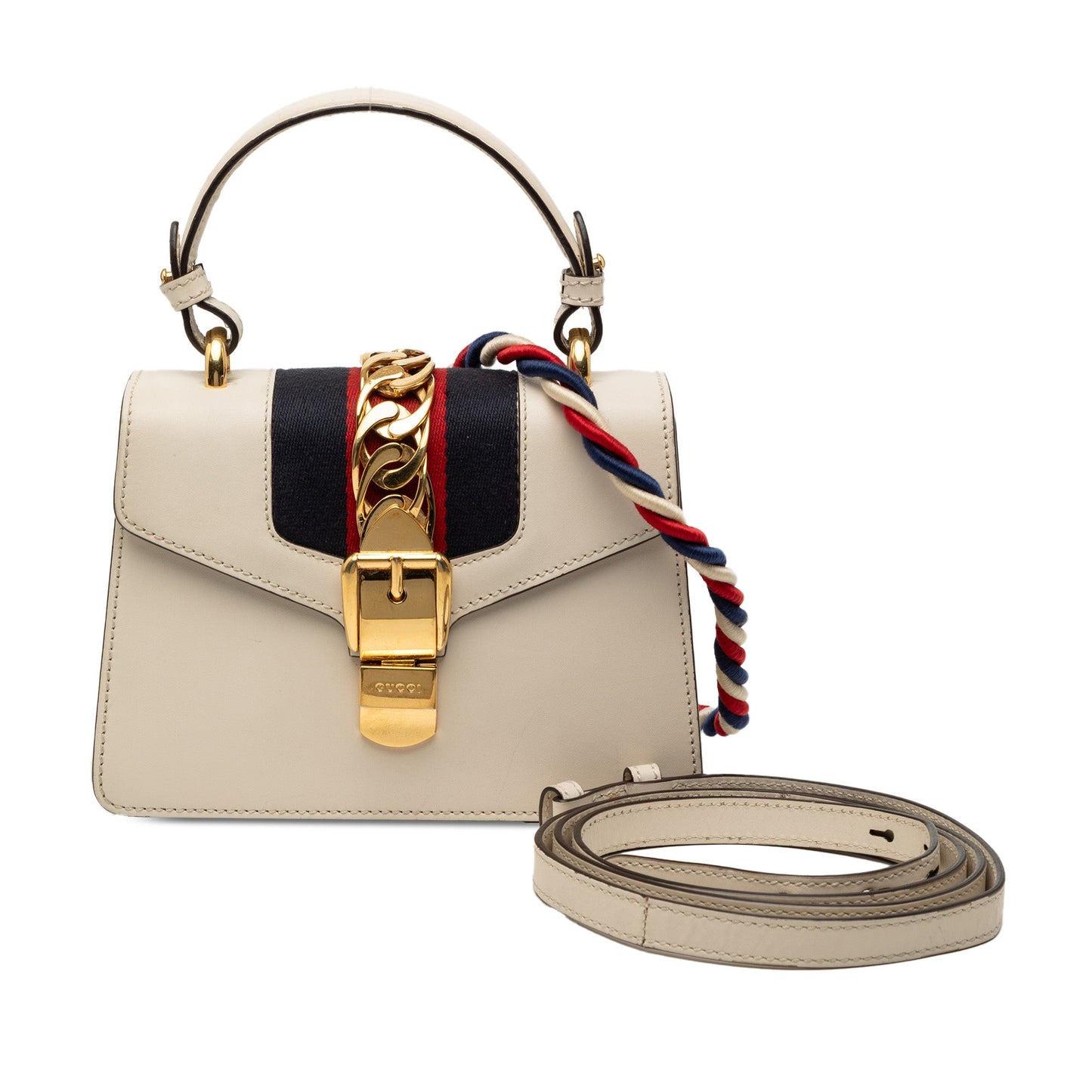 Gucci Mini Calfskin Sylvie Satchel
