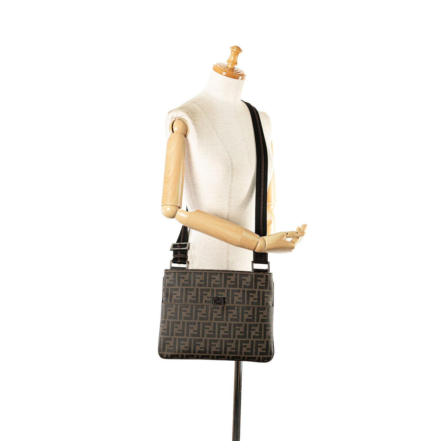 Fendi Zucca Coated Canvas Crossbody