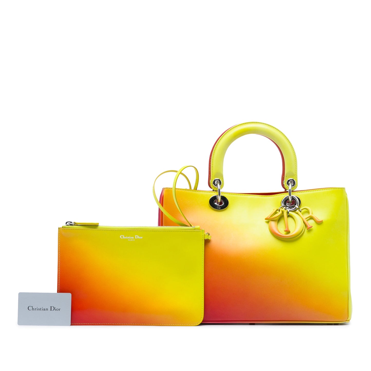 Dior Medium Gradient Calfskin Diorissimo Satchel