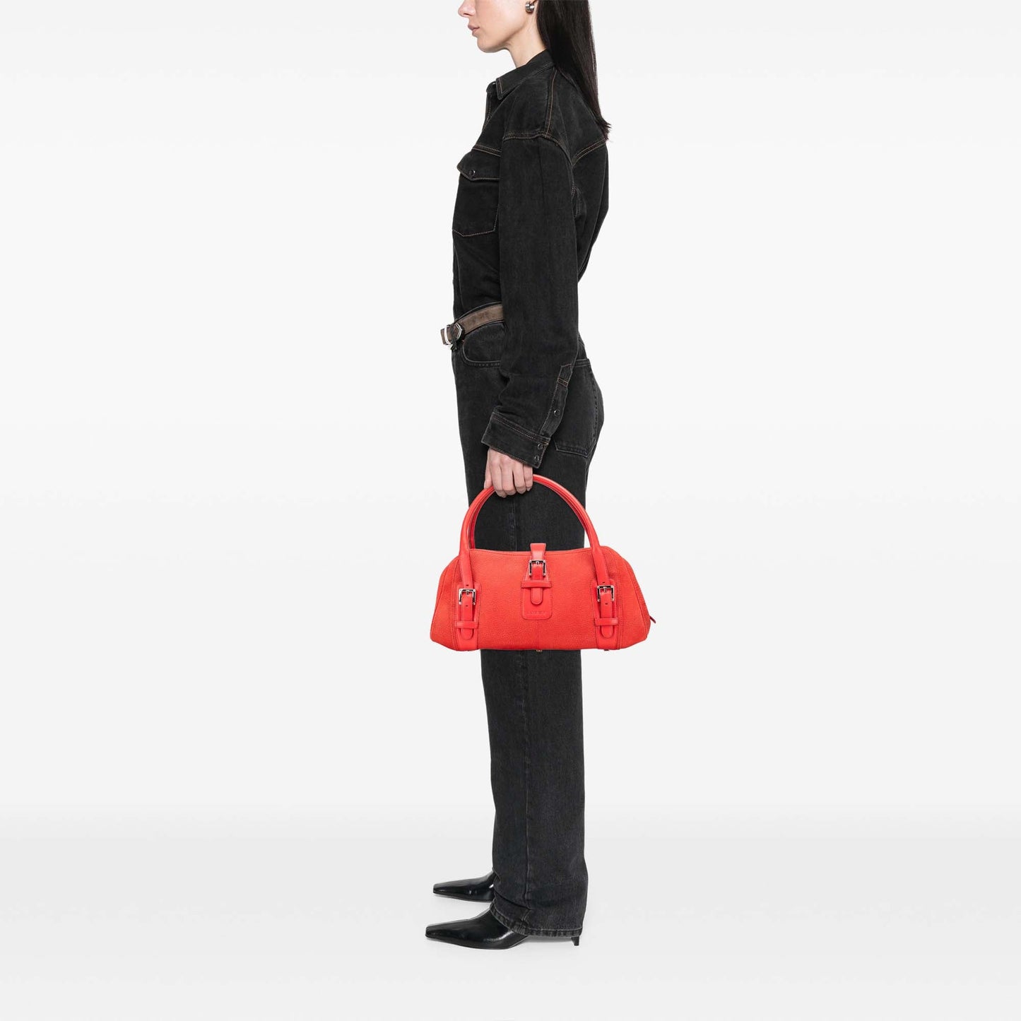LOEWE Nubuck Senda Handbag