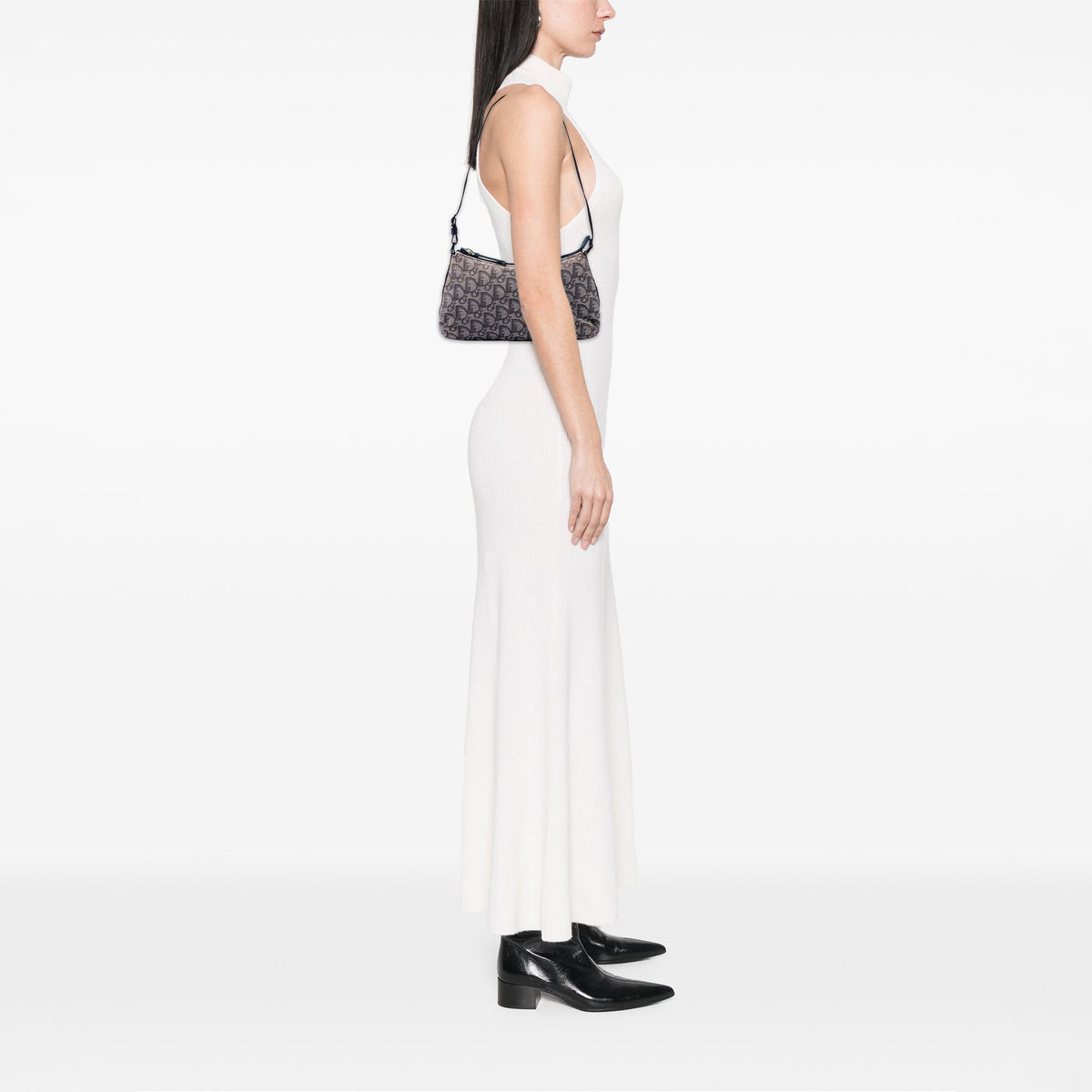 Dior Diorissimo Trotter Canvas Shoulder Bag