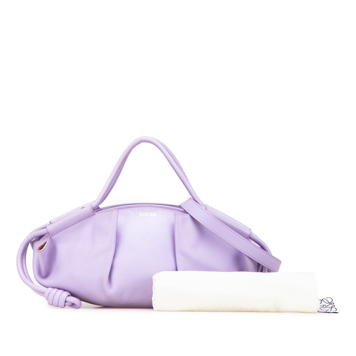 LOEWE Small Shiny Calfskin Paseo Satchel