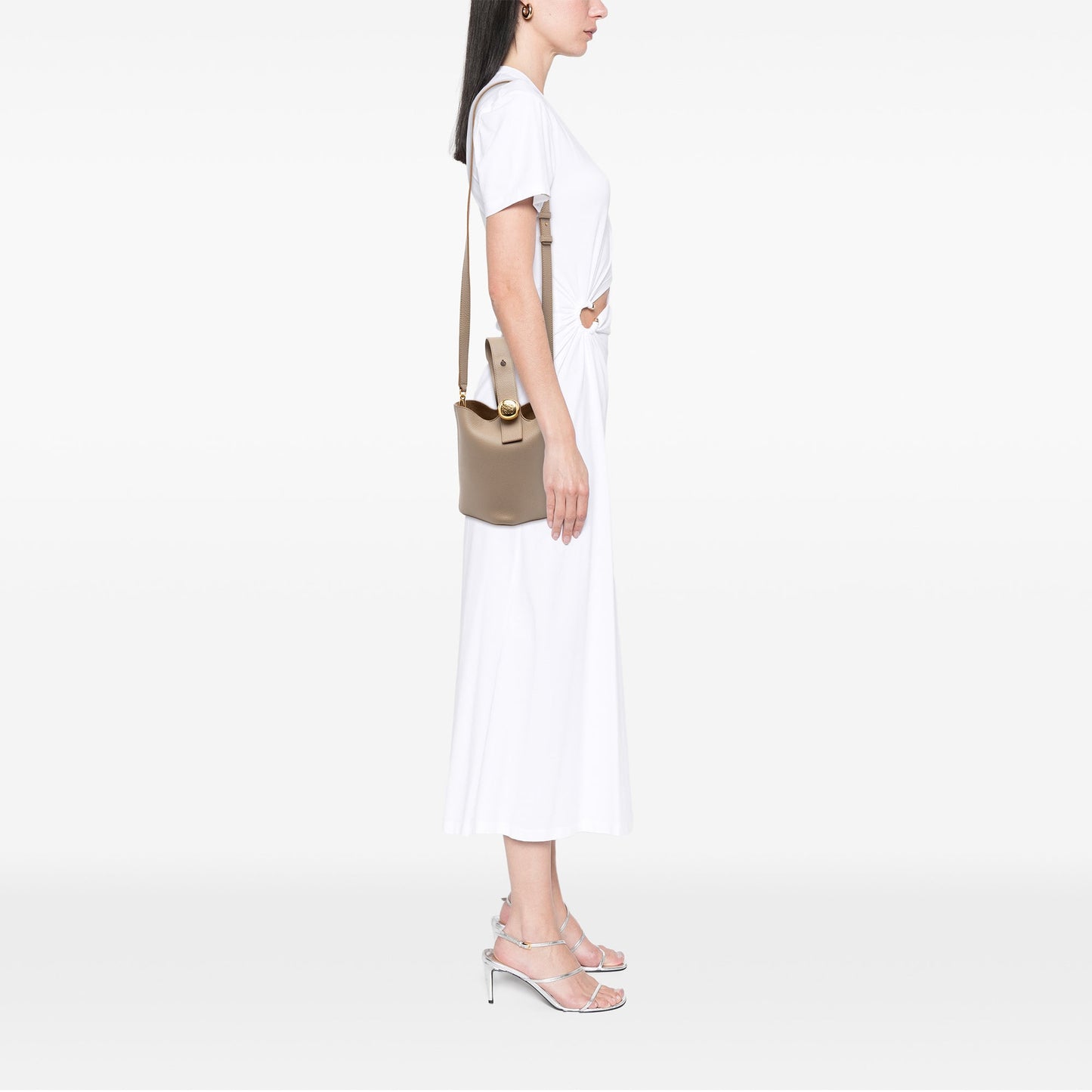 LOEWE Mini Soft Grained Calfskin Pebble Bucket Bag