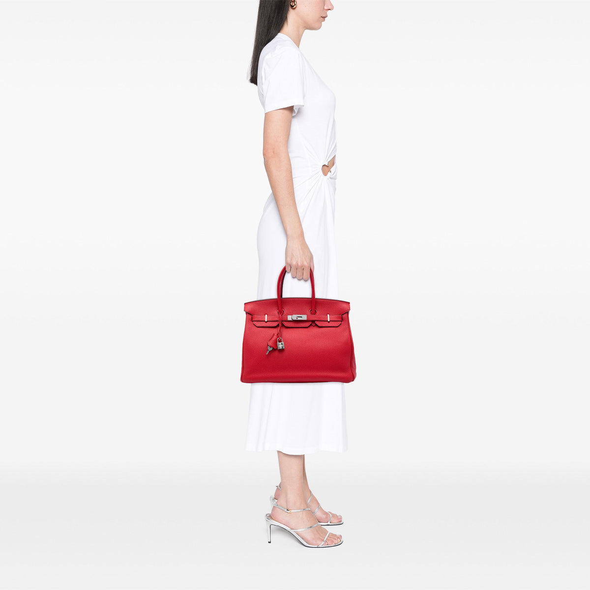 Hermès Togo Birkin Retourne 35 — Red
