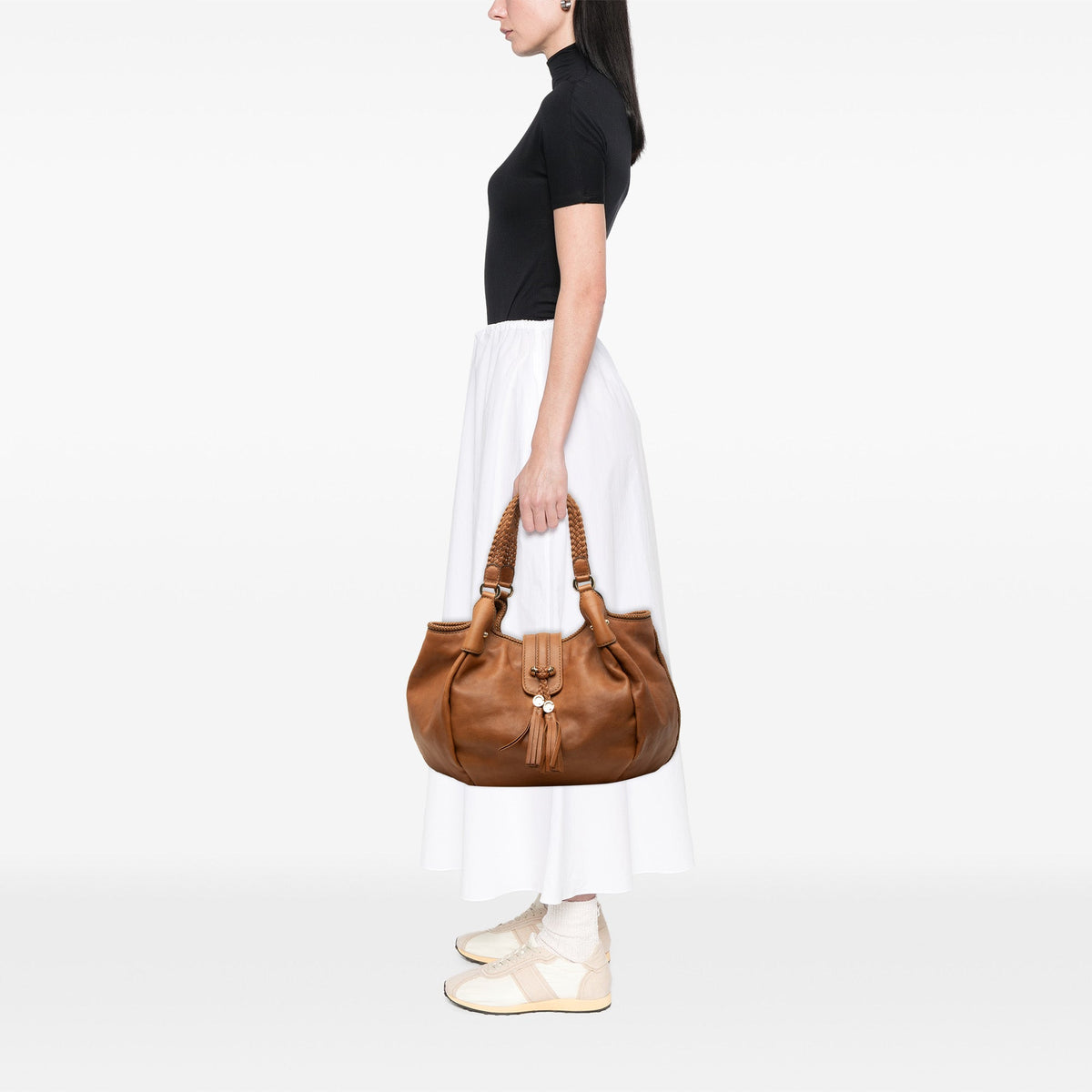 Gucci Calfskin Marrakech Tote — Brown
