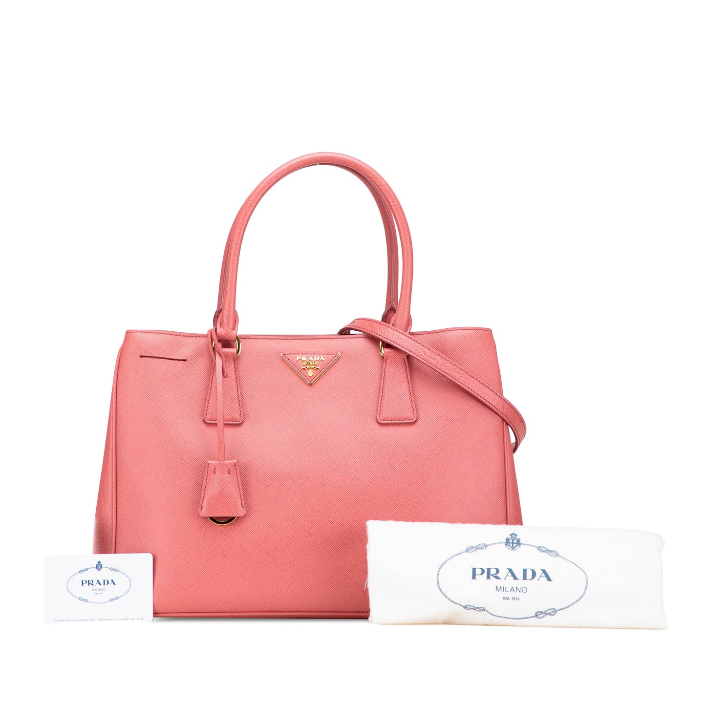 Prada Medium Saffiano Lux Galleria Satchel
