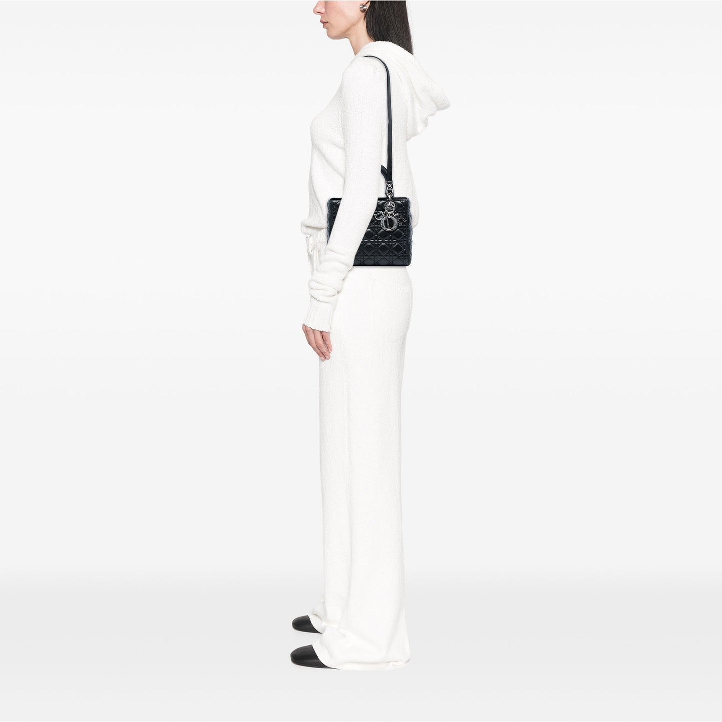 Dior Medium Lambskin Cannage Lady Dior