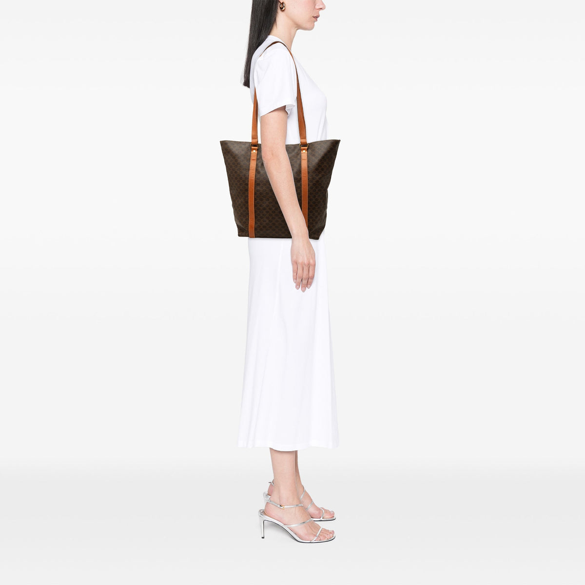 Celine Macadam Coated Canvas Tote
