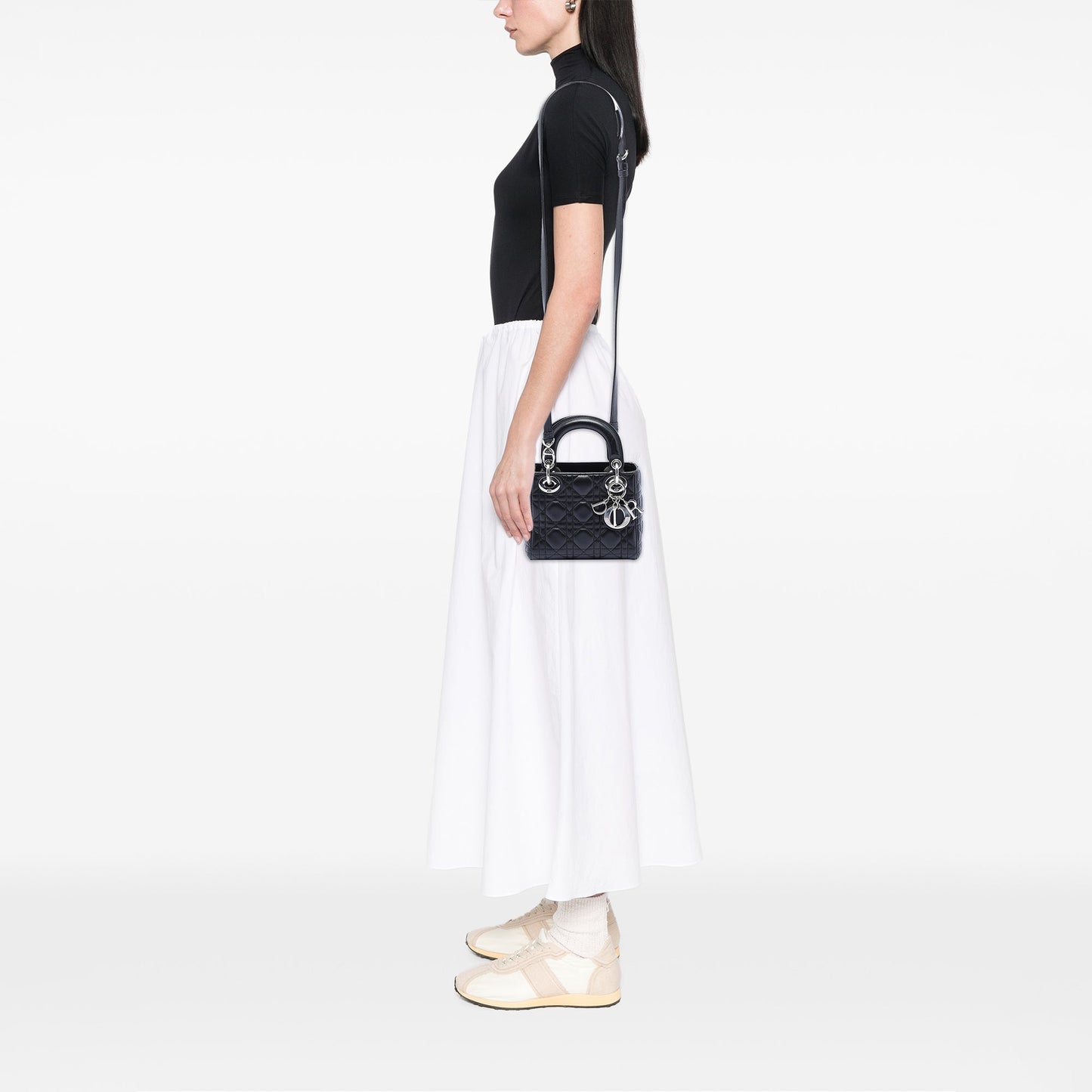 Dior Mini Lambskin Cannage Lady Dior