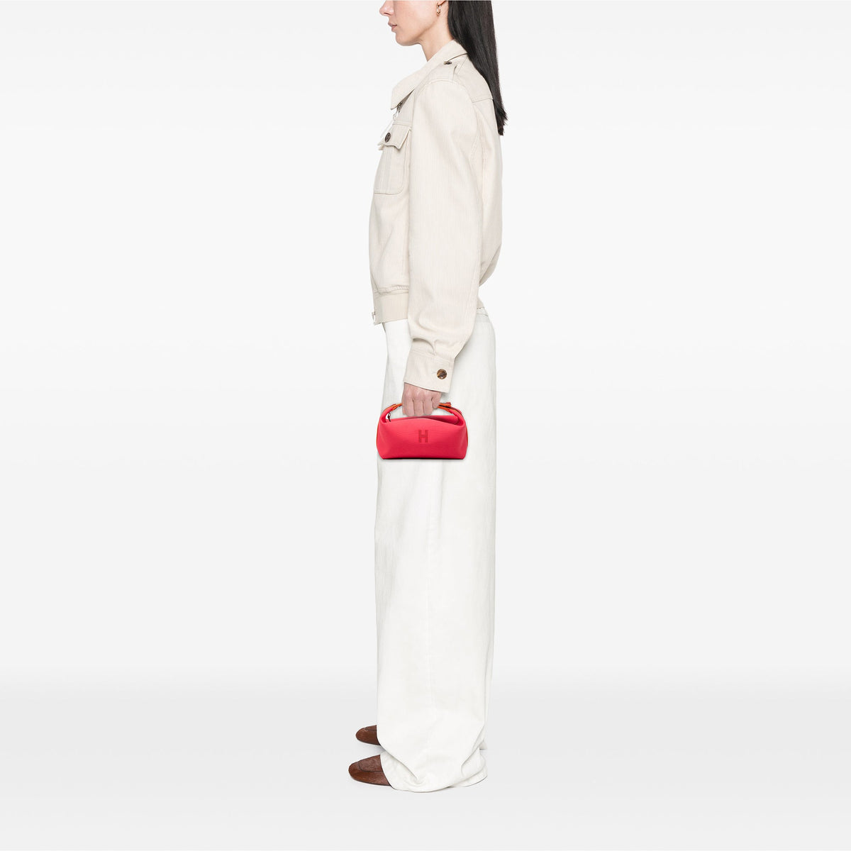 Hermès Small Toile Bride A Brac Case