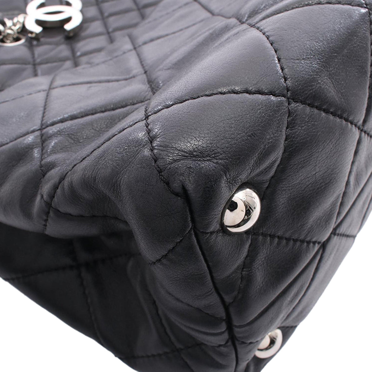 Chanel Large Quilted Calfskin In The Business Tote — Black
