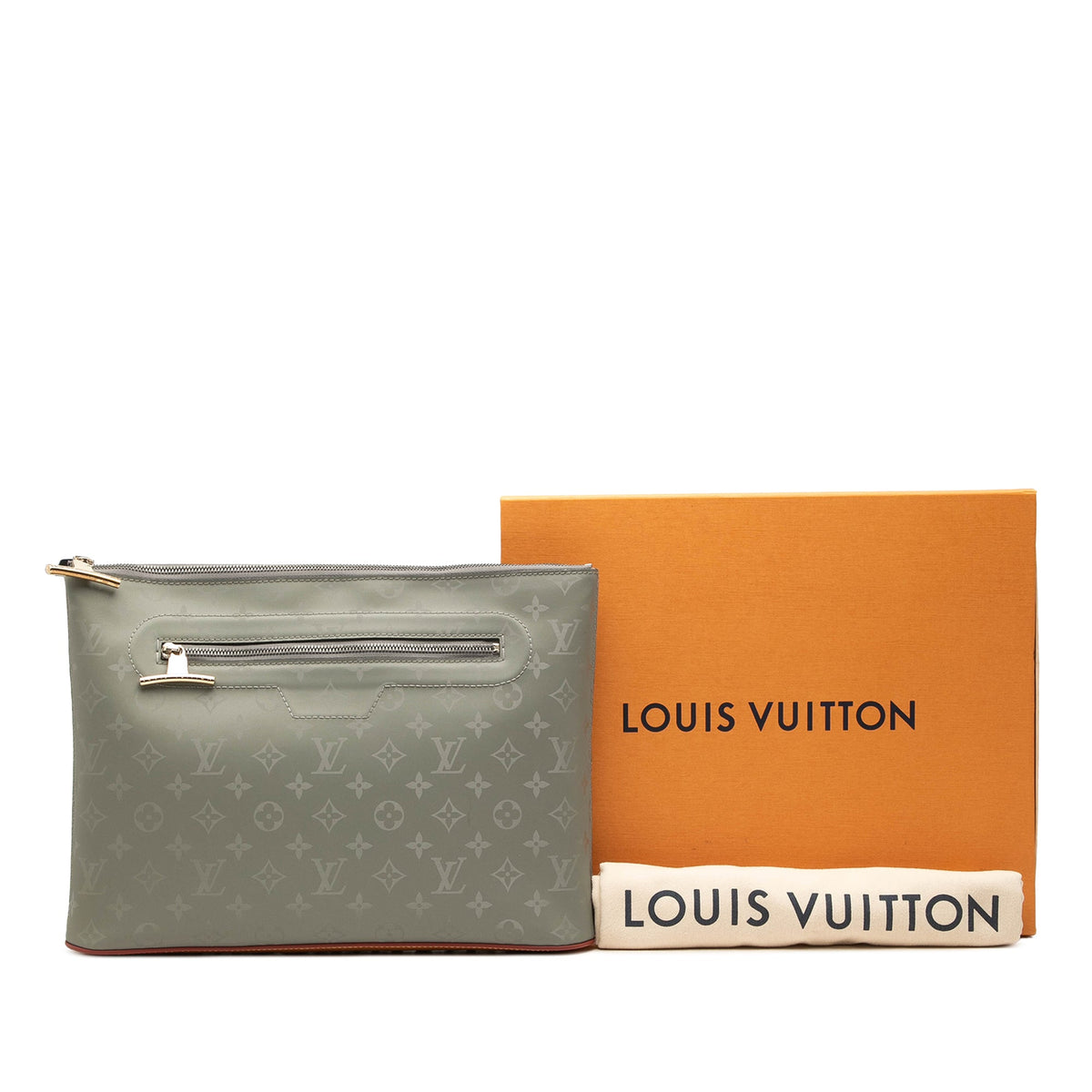 Louis Vuitton Monogram Titanium Pochette Cosmos
