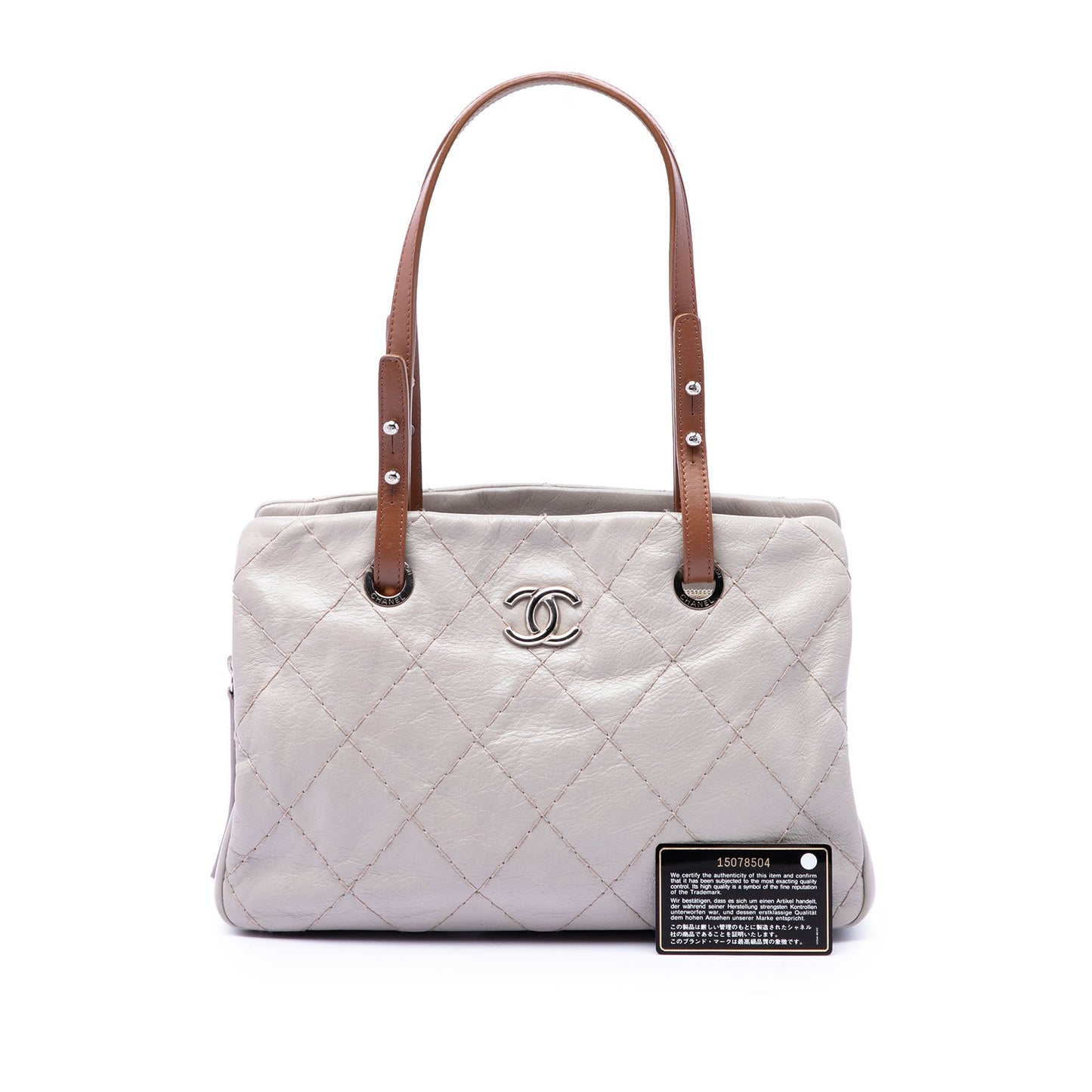 Chanel Glazed Calfskin On the Road Tote