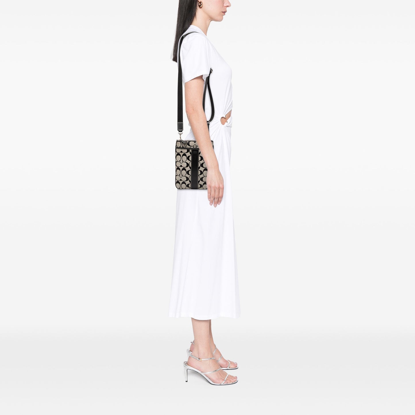 Coach Jacquard North South Crossbody