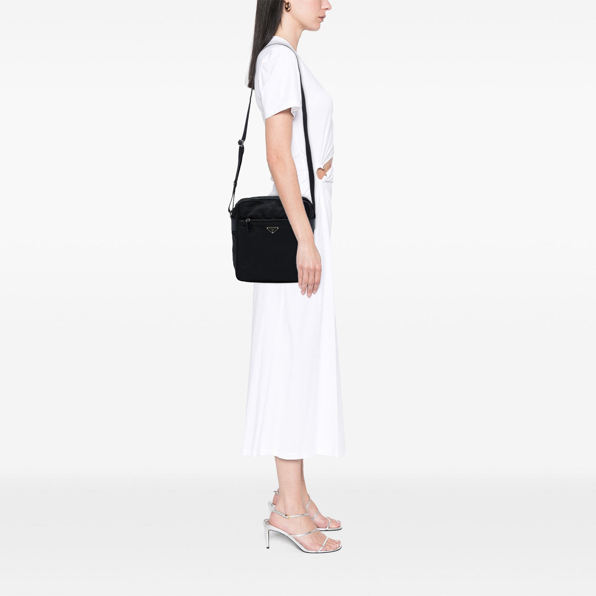 Prada Tessuto Zip Top Crossbody