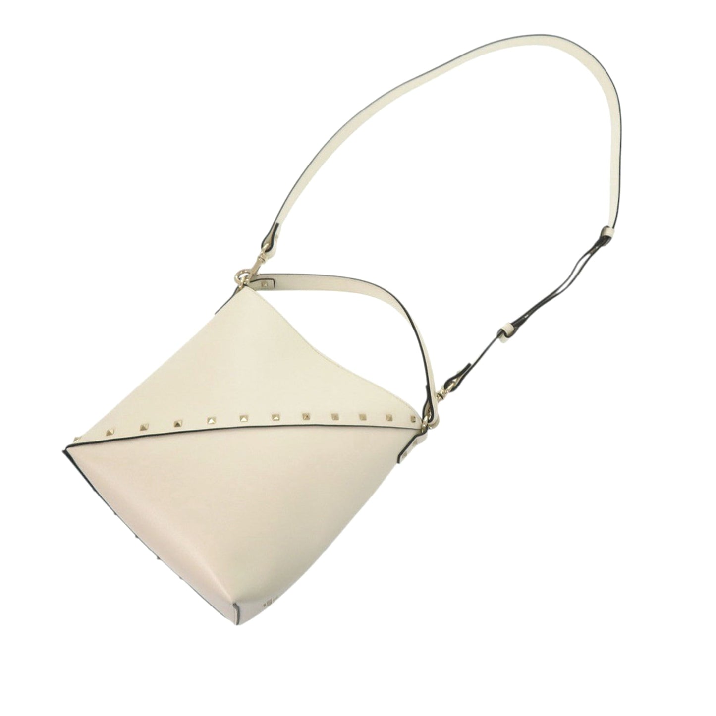 Valentino Leather Rockstud Wispy Bucket Bag