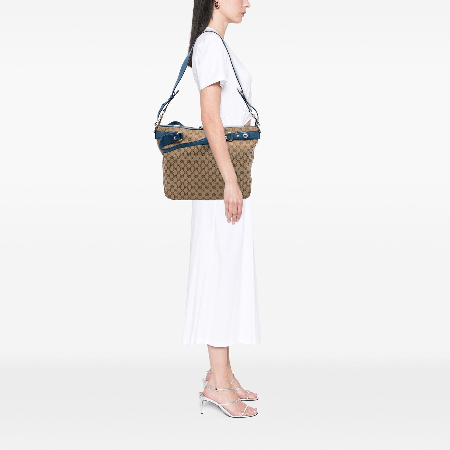 Gucci Large GG Canvas Icon Bit Satchel
