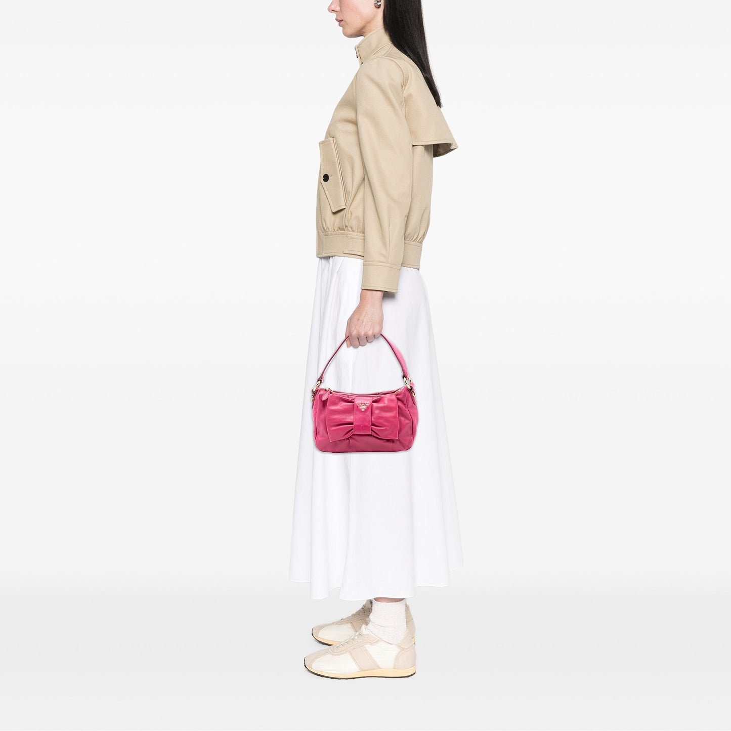Nappa Fiocco Bow Handbag