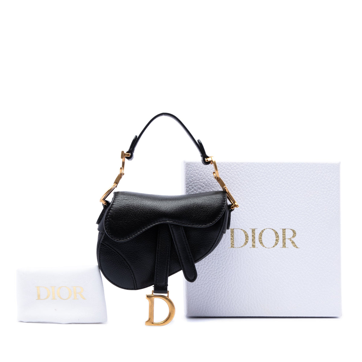 Dior Micro Goatskin Saddle Bag