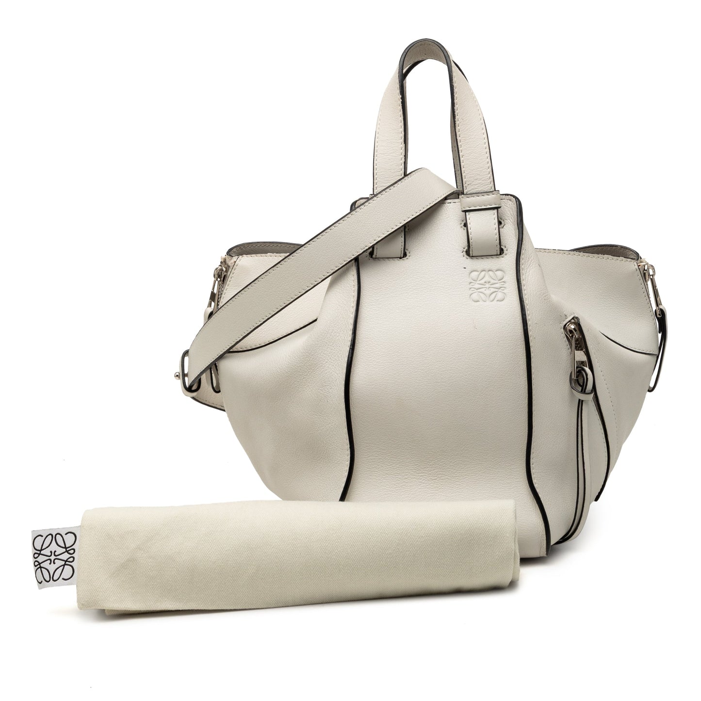 Small Leather Hammock Satchel