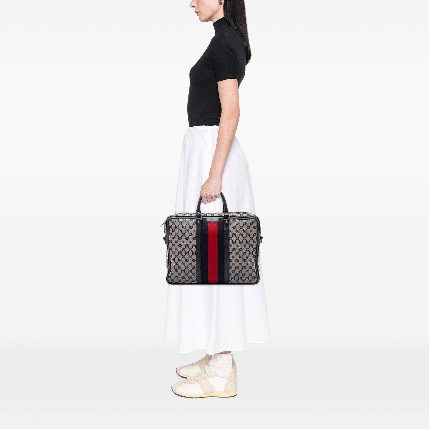 Gucci GG Canvas Web Briefcase