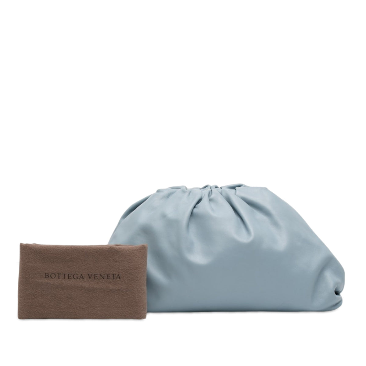 Bottega Veneta Lambskin The Pouch — Blue