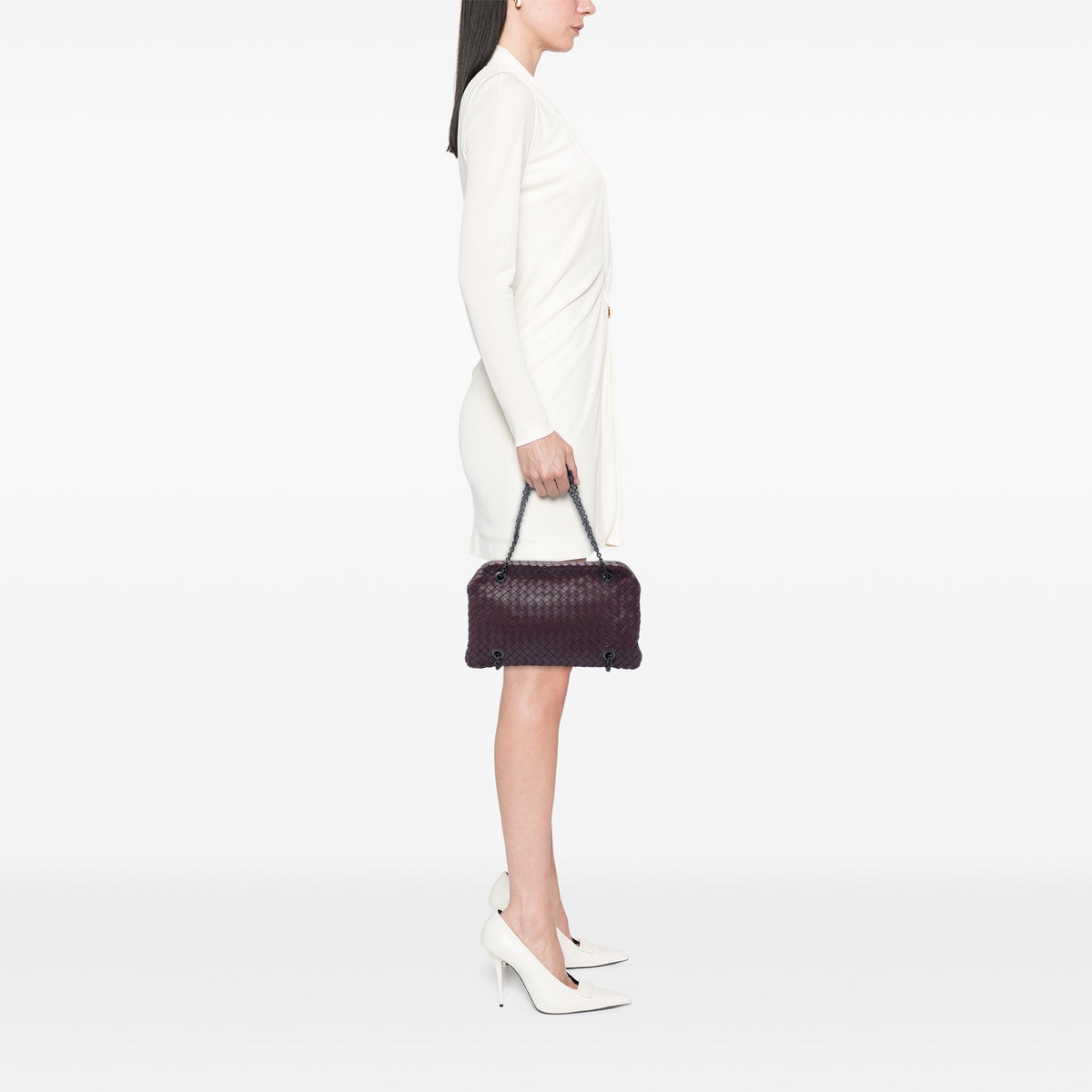 Bottega Veneta Nappa Intrecciato Duo Shoulder Bag