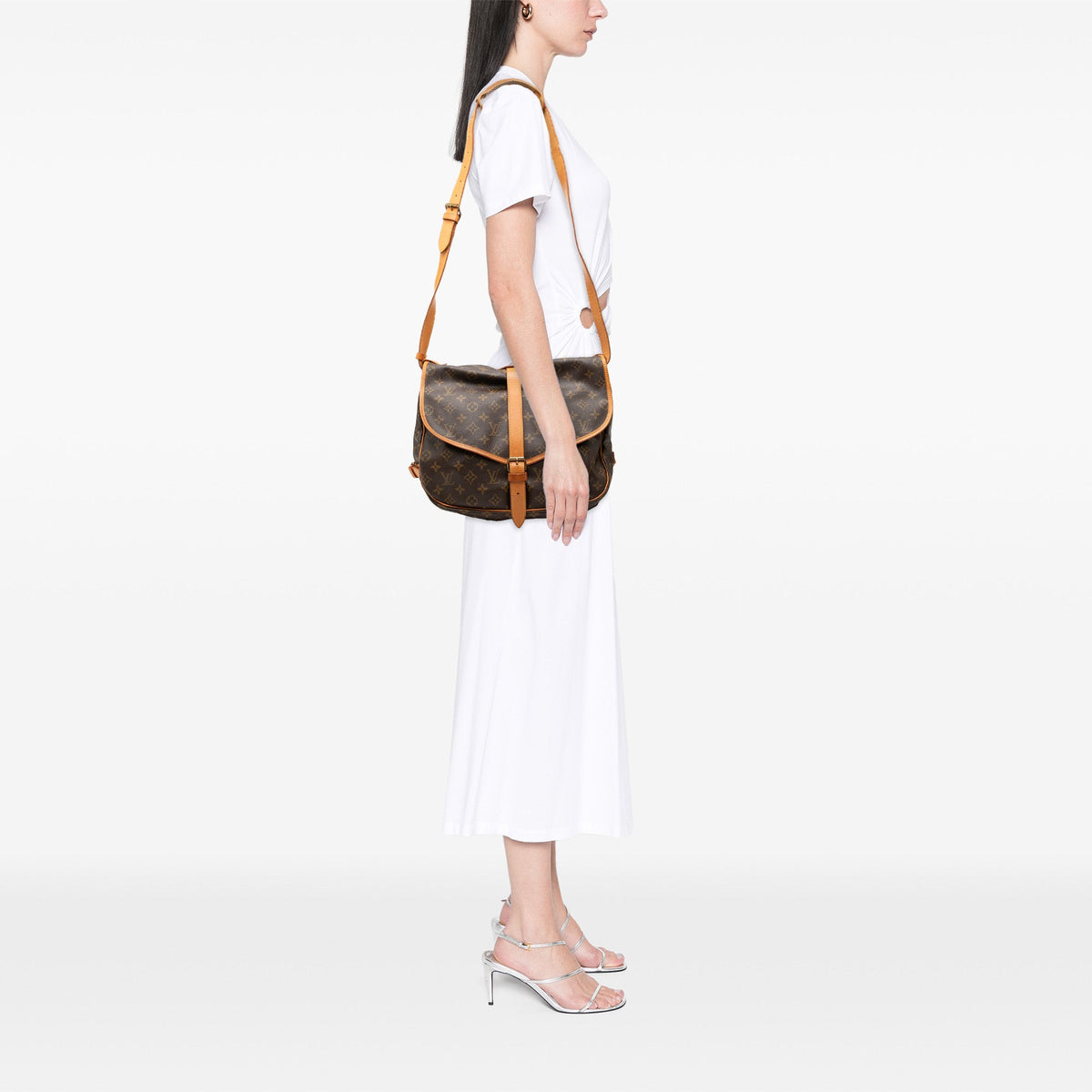 Louis Vuitton Monogram Saumur 35