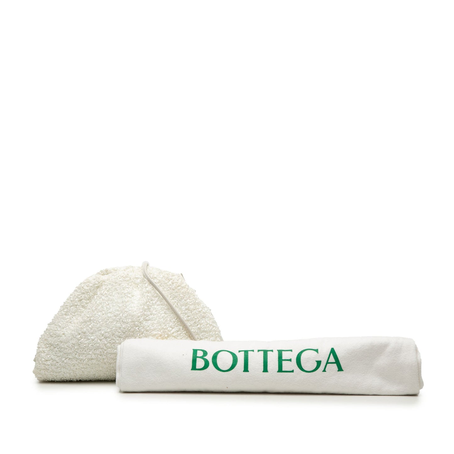 Bottega Veneta Boucle Raffia The Mini Pouch Crossbody