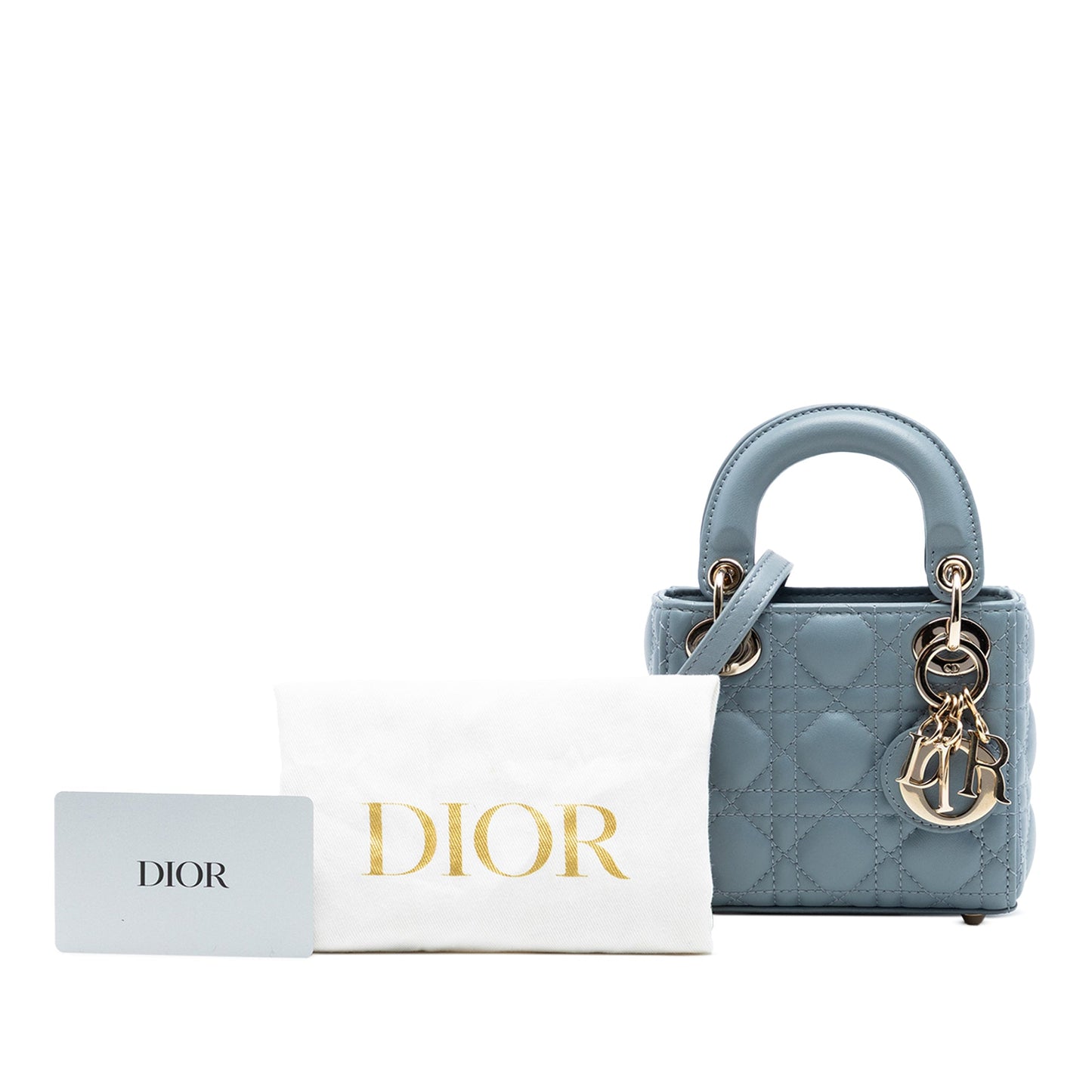 Dior Micro Lambskin Cannage Lady Dior