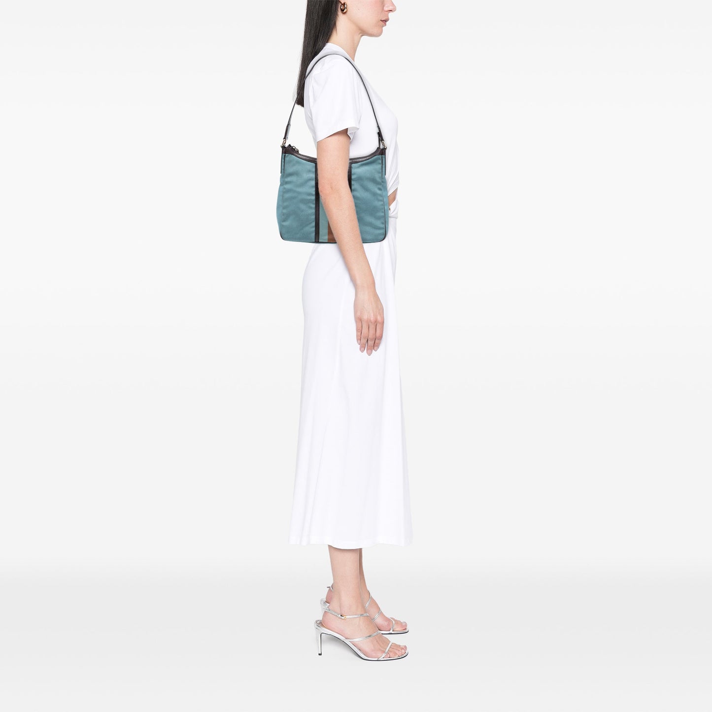 Canvas Web Shoulder Bag