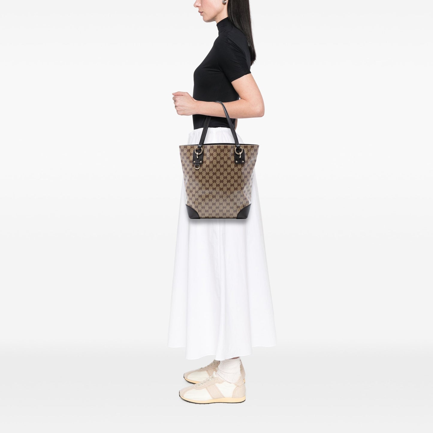 Gucci GG Crystal Vertical Charm Tote