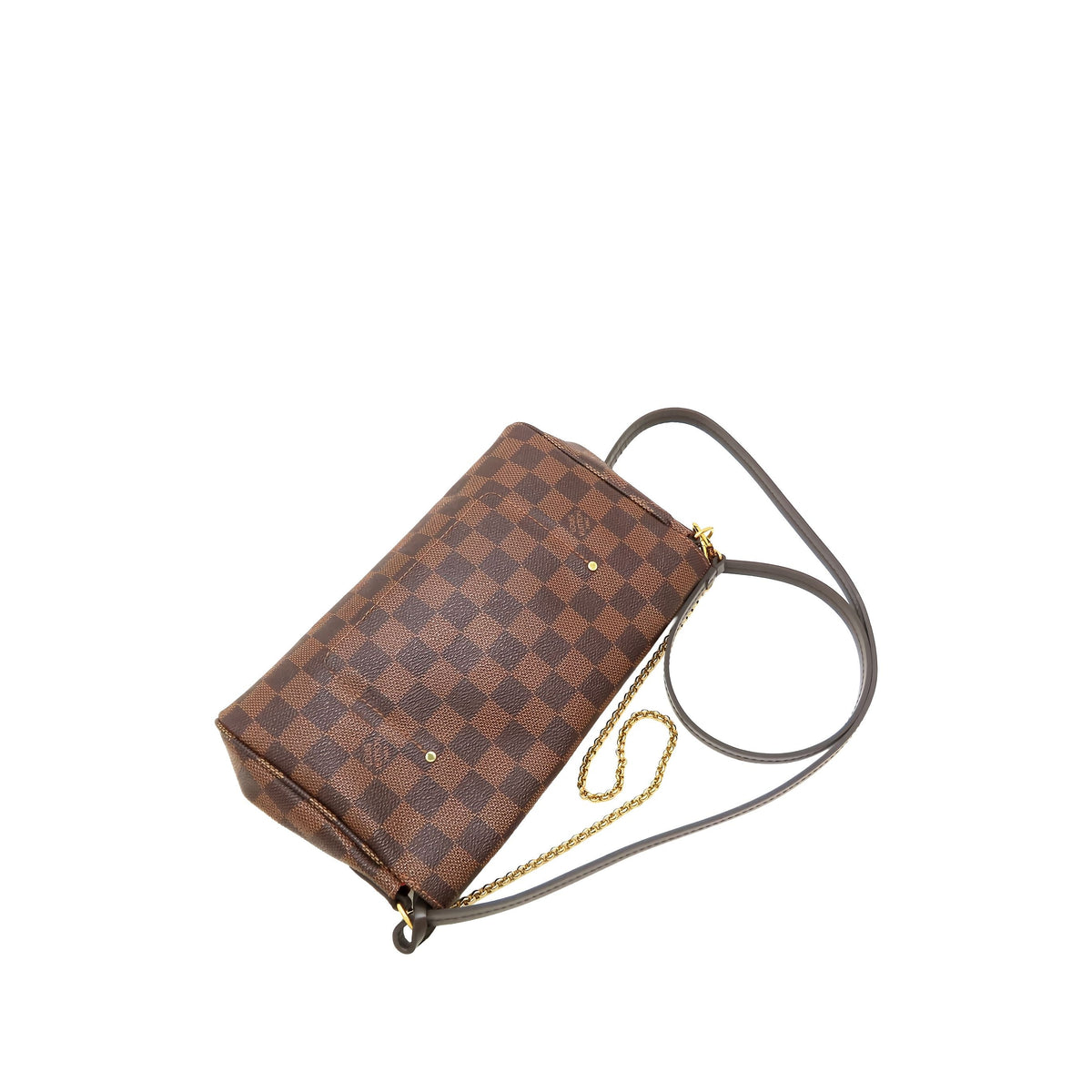 Louis Vuitton Damier Ebene Favorite MM — Brown