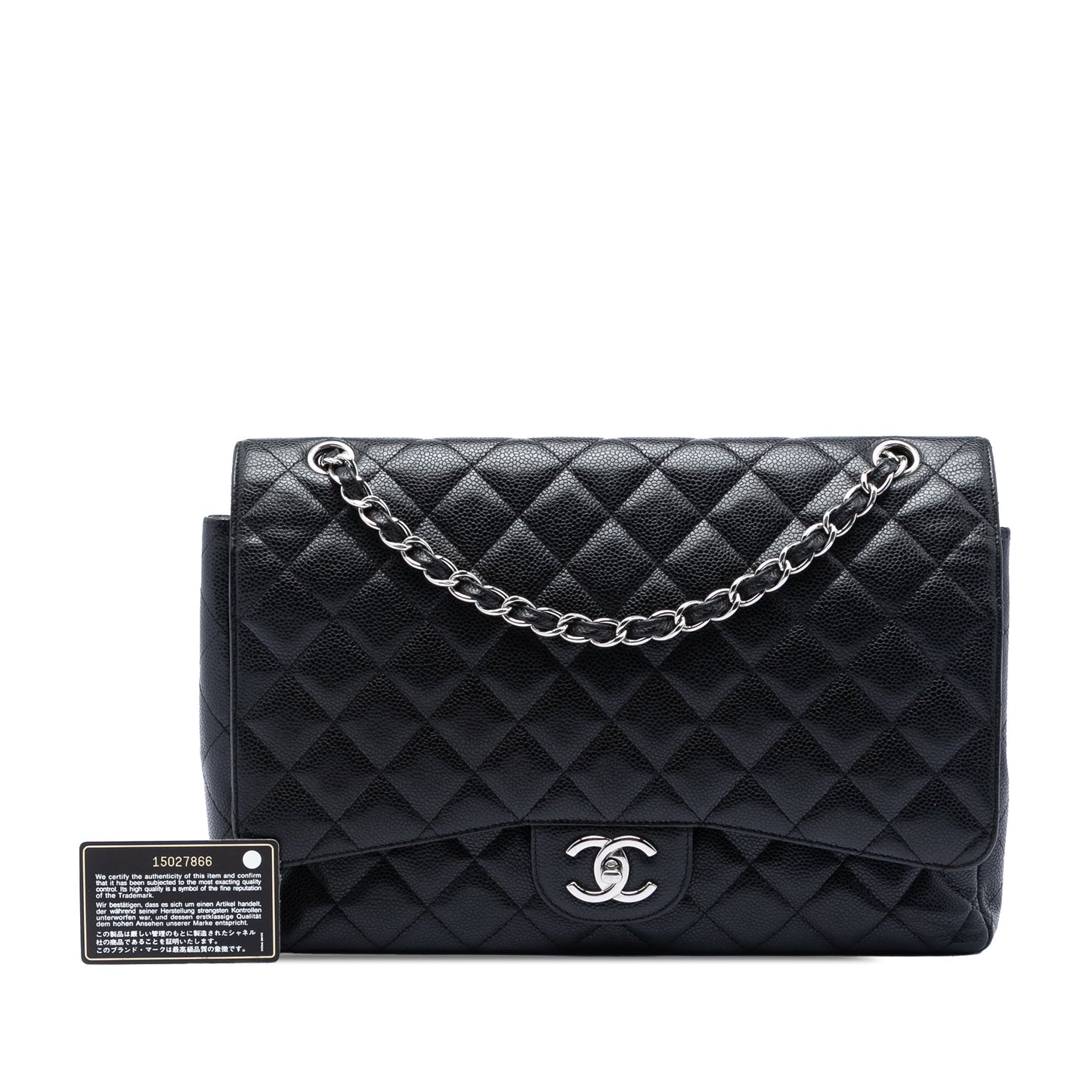 Chanel Maxi Classic Caviar Double Flap