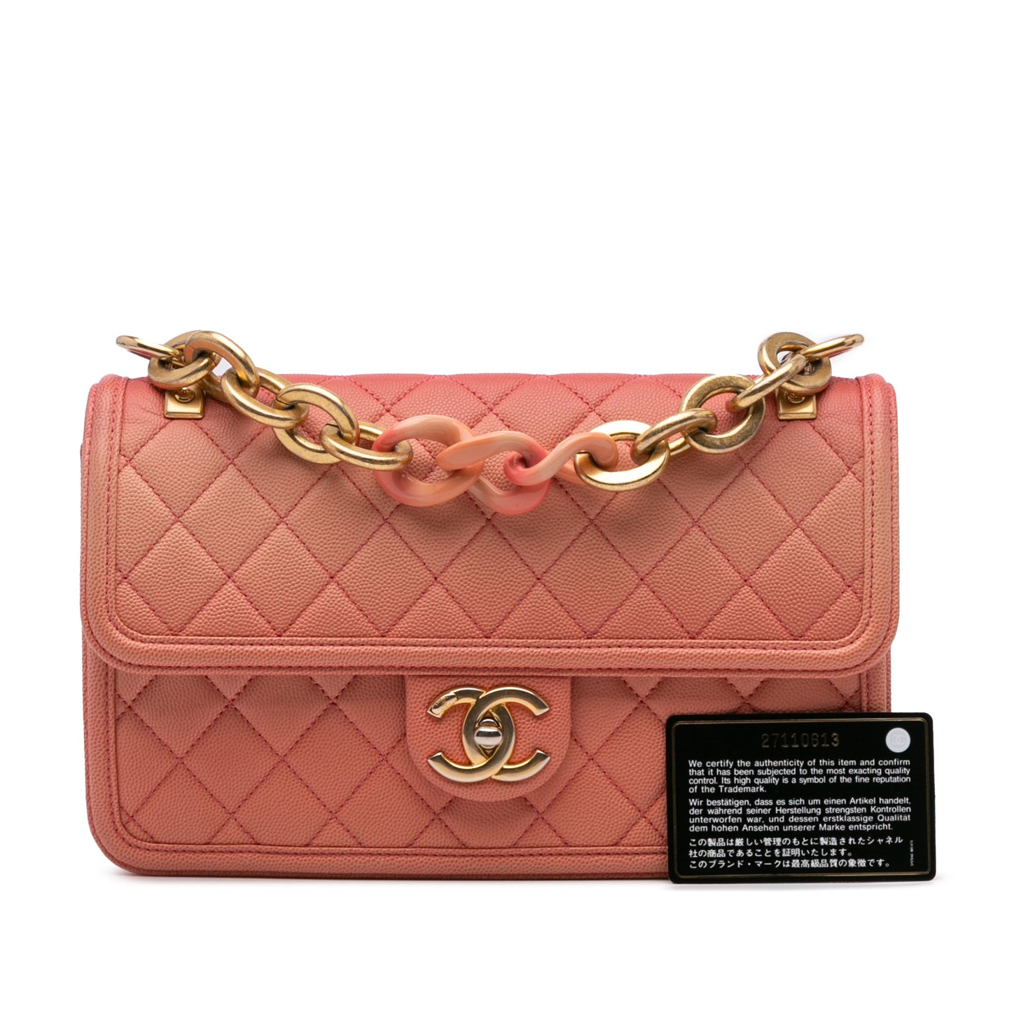 Chanel Medium Quilted Caviar Sunset On The Sea Flap