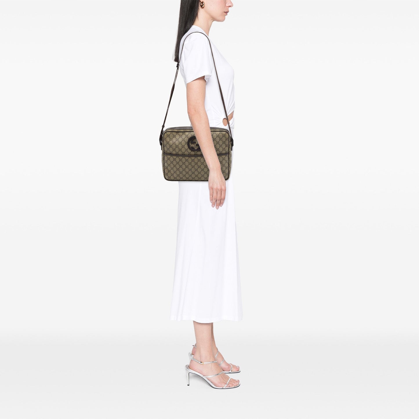 Gucci GG Supreme Interlocking G Crossbody