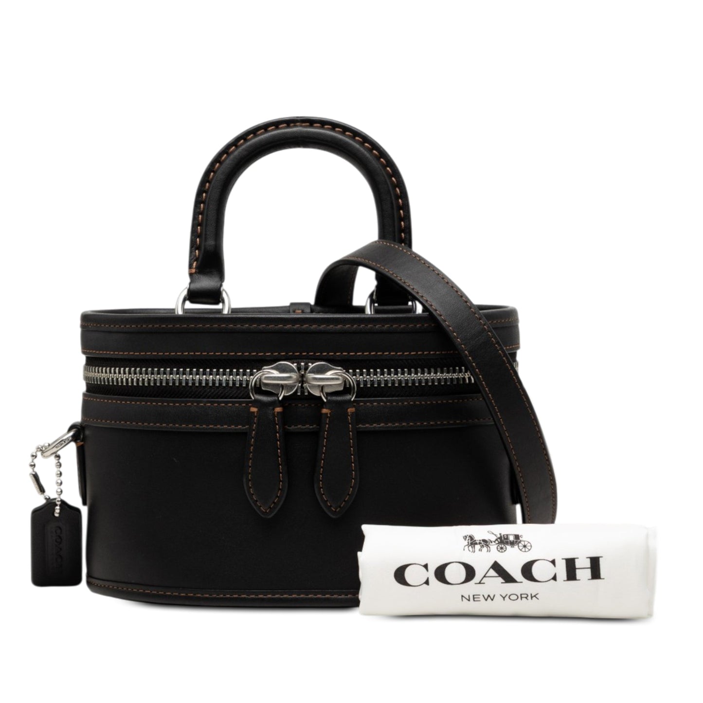 Coach Leather Trail Vanity Bag