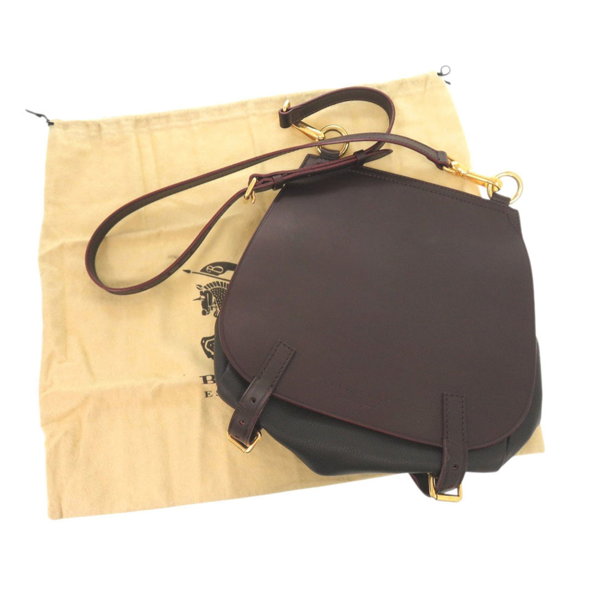 Burberry Leather Bridle Crossbody