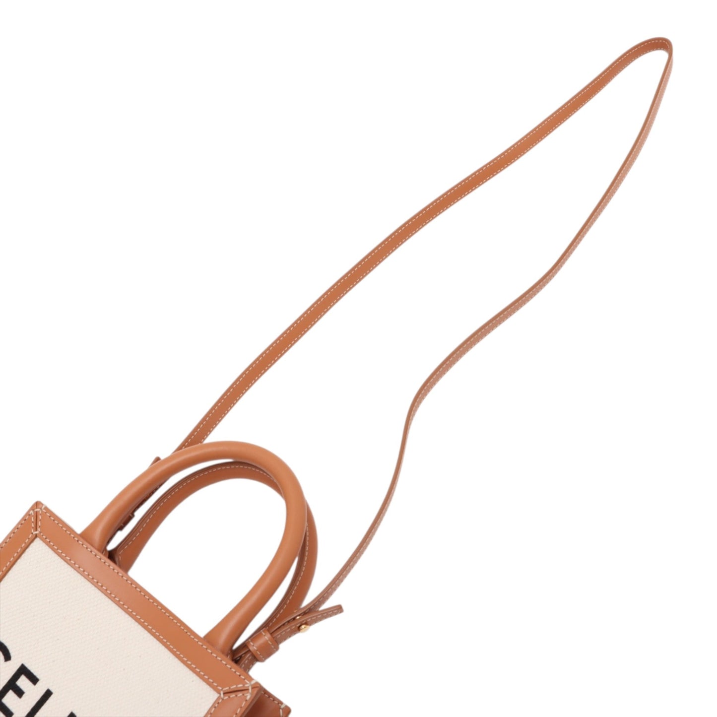 Celine Mini Canvas Vertical Cabas Tote