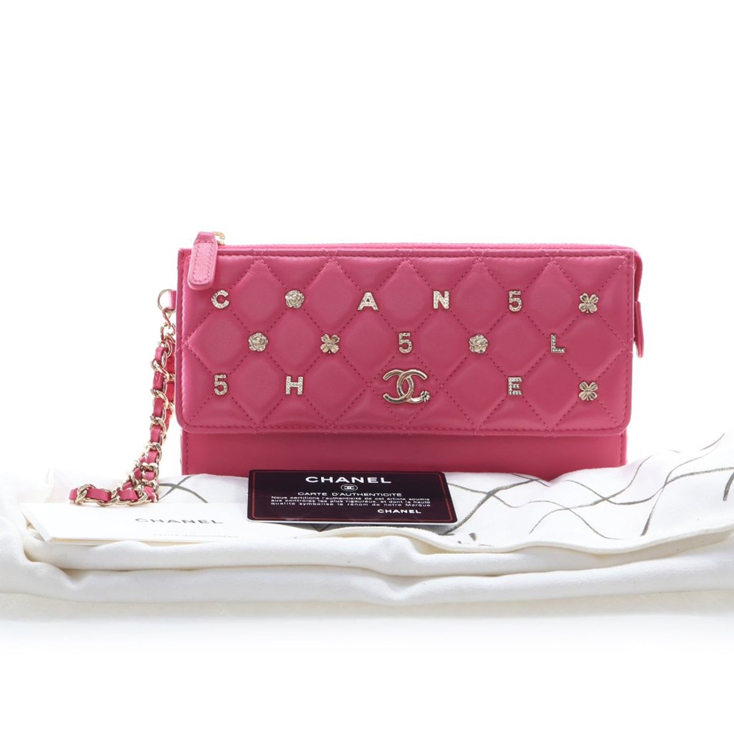Chanel Quilted Lambskin All About Chanel Clutch On Chain
