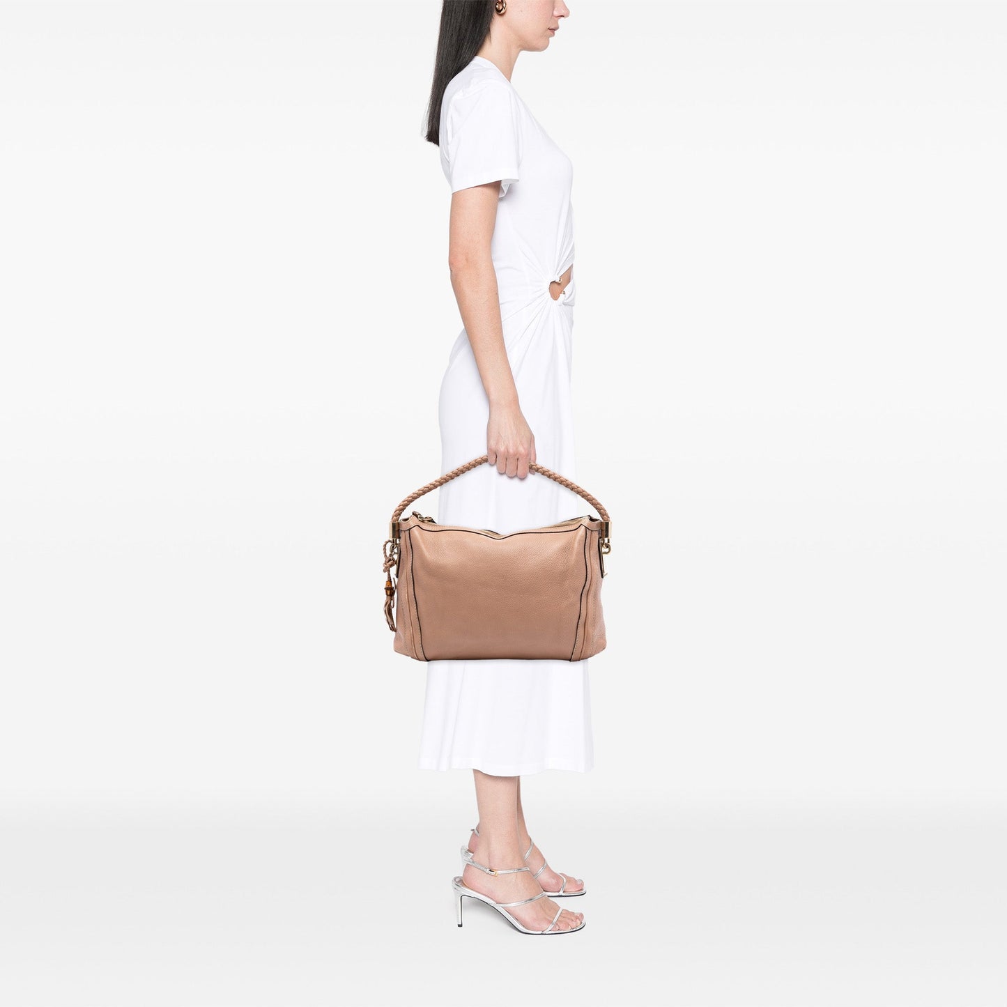 Gucci Medium Pebbled Calfskin Bella Shoulder Bag